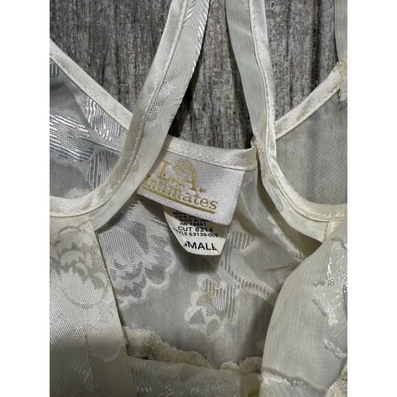 Vintage Cream Lace Slip Dress Lingere - Picture 7 of 7